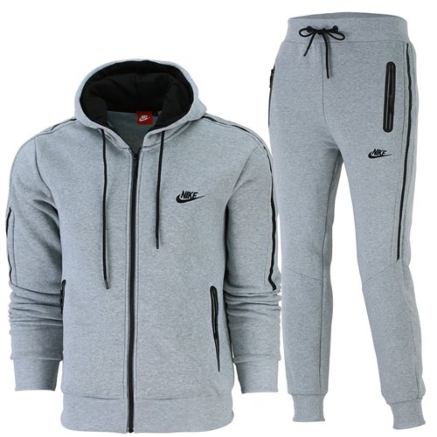 NK Sportswear Tech Men's Fleece Hoodie & Pants Set Gray