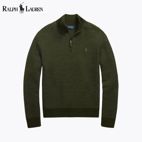 RL Washable Wool Quarter-Zip Sweater